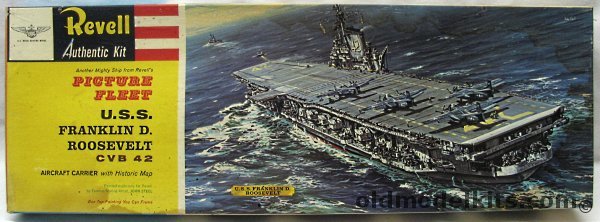 Revell 1/547 CVB- 42 USS Franklin D Roosevelt - Midway Class Aircraft Carrier - Picture Fleet Issue, H321-300 plastic model kit